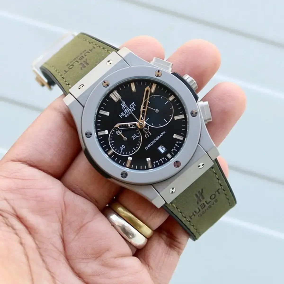 Classic Fusion Chronograph King Green Represent London